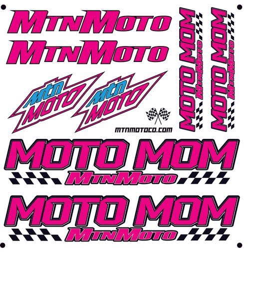 Moto Mom Sticker Sheet
