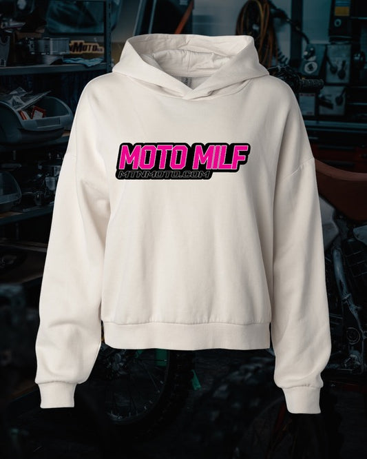 Moto Milf Womans Hoodie