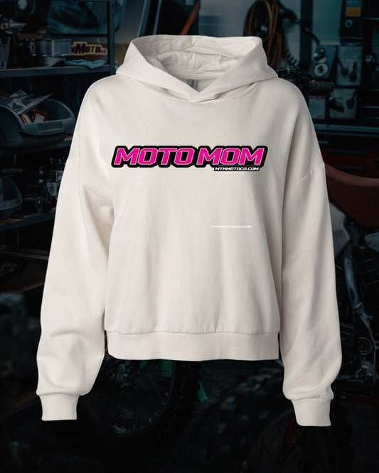 Moto Mom Womans Hoodie