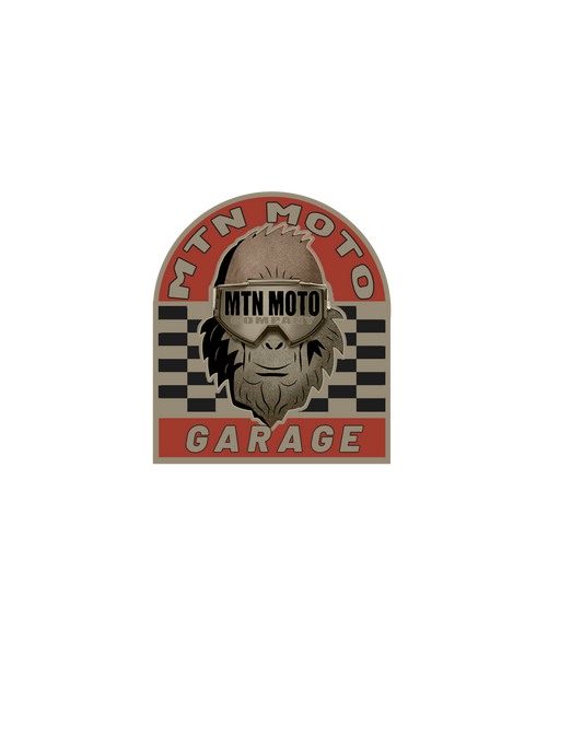 MtnMoto Garage Sticker