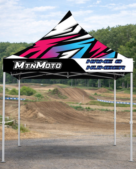 Mtn Moto 10x10 Tent  (colorful)
